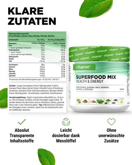 Vit4ever <br>Superfood Mix - 420 g - obrazek 3