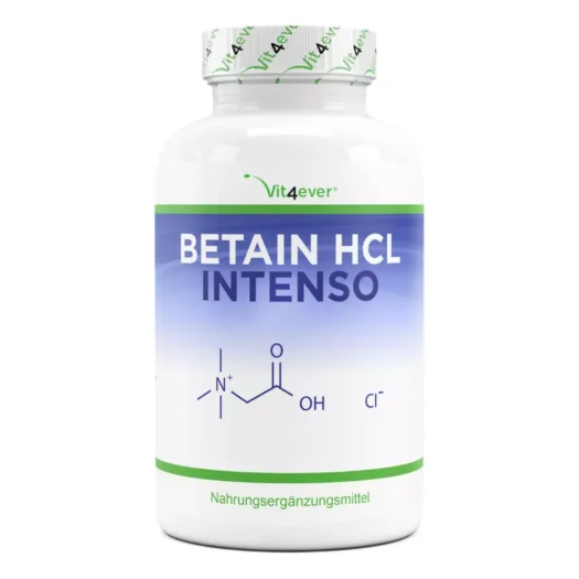 Vit4ever <br>Betaine HCL - 240 cápsulas