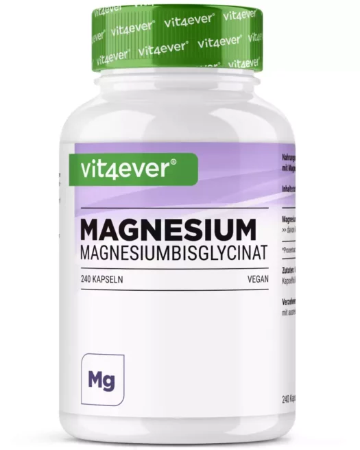 Vit4ever <br>Magnesiumbisglycinat - 240 Kapseln