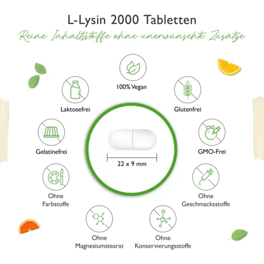 Vit4ever <br>L-Lysin - 365 Tabletten – Bild 3