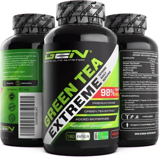 GEN <br>Green Tea Extreme - 180 Kapseln