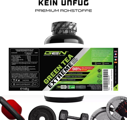 GEN <br>Green Tea Extreme - 180 Kapseln - Image 2