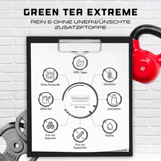 GEN <br>Green Tea Extreme - 180 capsules - Image 3