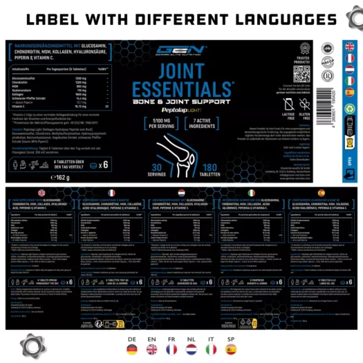 GEN <br>Joint Essentials - 180 Tabletten - Image 4