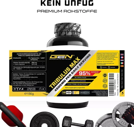 GEN <br>Tribulus Max - 180 Kapseln – Bild 2