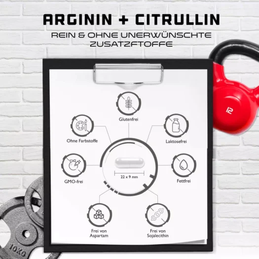 GEN <br>L-Arginin + L-Citrullin - 320 Kapseln – Bild 3