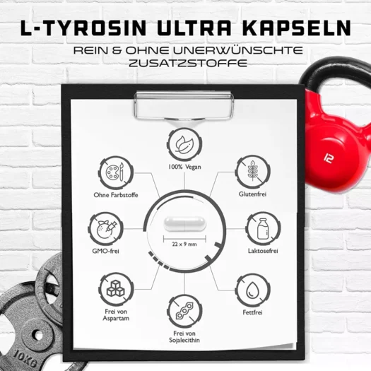 GEN <br>L-Tyrosin Ultra - 300 Kapseln – Bild 3