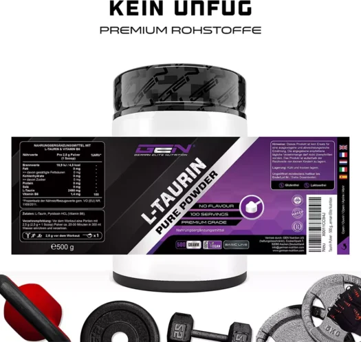 GEN <br>Taurin - 500 g – Bild 2