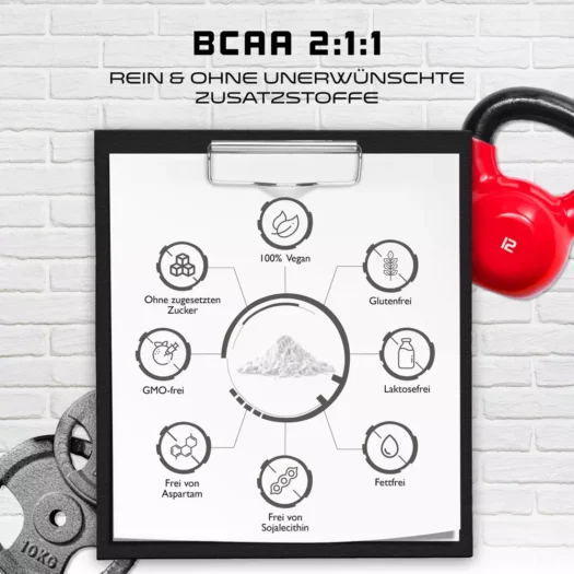 GEN <br>BCAA 2:1:1 neutral - 500 g – Bild 4