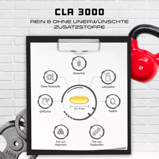 GEN <br>CLA (konjungierte Linolsäure) - 240 Kapseln - Image 3