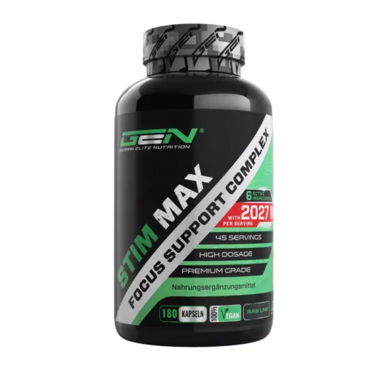 GEN <br>Stim Max Focus Support Complex - 180 capsules