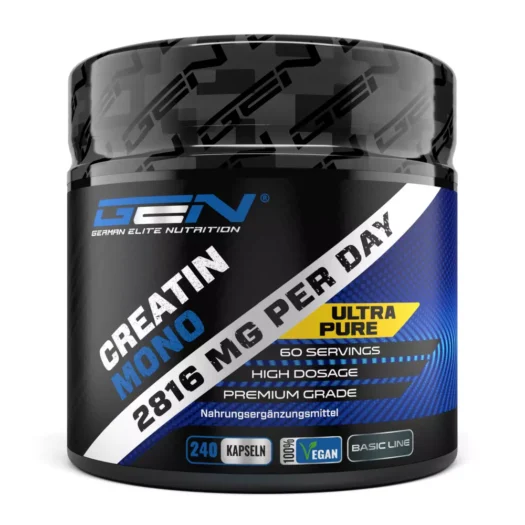 GEN <br>Creatine monohydrate - 240 capsules