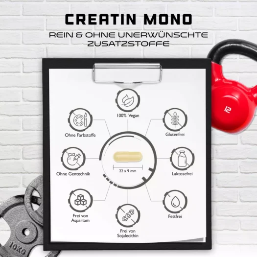 GEN <br>Creatina monoidrato - 240 capsule - immagine 5