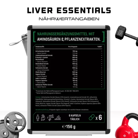 GEN <br>Liver Essentials - 180 Kapseln – Bild 4