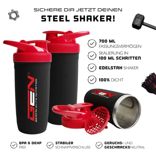 GEN <br>Steel Shaker - 700 ml – Bild 3