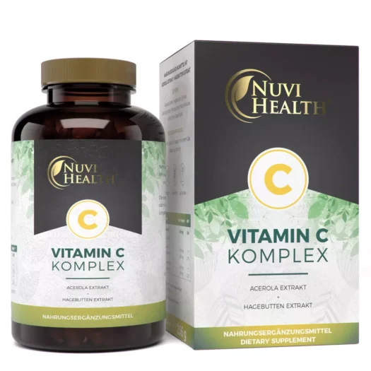 Nuvi Health <br>Natürlicher Vitamin C Komplex - 240 Kapseln