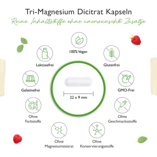 Vit4ever <br>Tri-Magnesiumdicitrat - 365 Kapseln – Bild 3