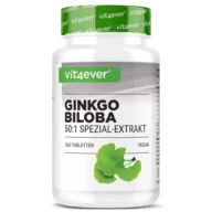 Vit4ever <br>Ginkgo Biloba 50:1 extract - 365 tabletten