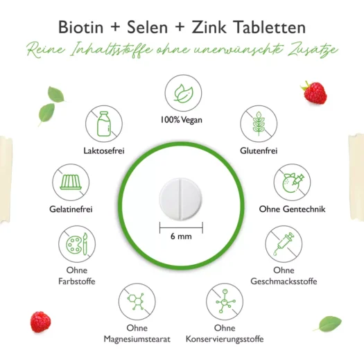 Vit4ever <br>Biotin + Selen + Zink - 365 Tabletten – Image 3