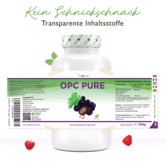 Vit4ever <br>OPC Pure - 300 Kapseln - Image 2