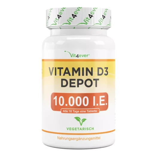 Vit4ever <br>Vitamin D3 10000 I.E. - 365 Tabletten