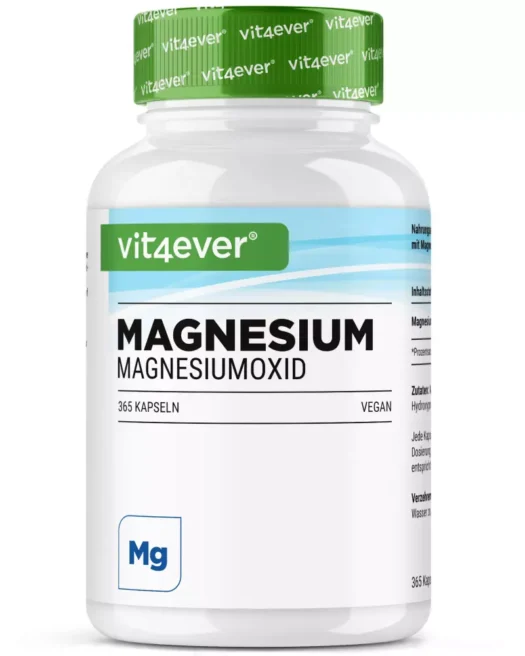 Vit4ever <br>Magnesiumoxid - 365 Kapseln