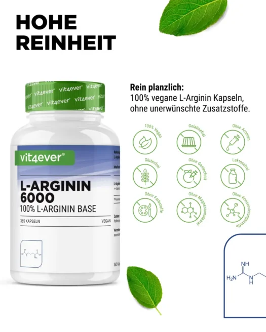 Vit4ever <br>L-Arginin Intenso - 365 Kapseln – Image 4