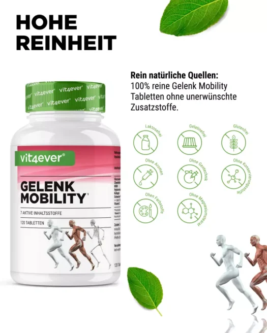 Vit4ever <br>Gelenk Mobility - 120 Tabletten – Bild 4