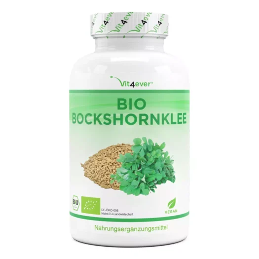 Vit4ever <br>Bio Bockshornklee, aktiviert - 365 Kapseln