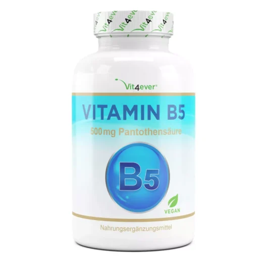 Vit4ever <br>Vitamin B5 - 180 Kapseln