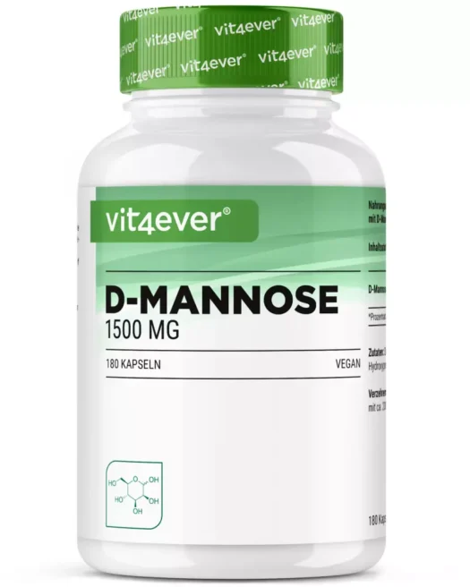 Vit4ever <br>D-Mannose - 180 Kapseln