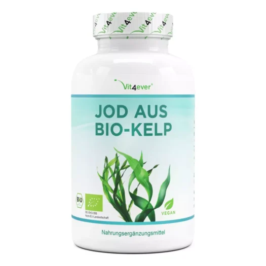 Vit4ever <br>Bio Kelp Extrakt (natürliches Jod) - 365 Tabletten