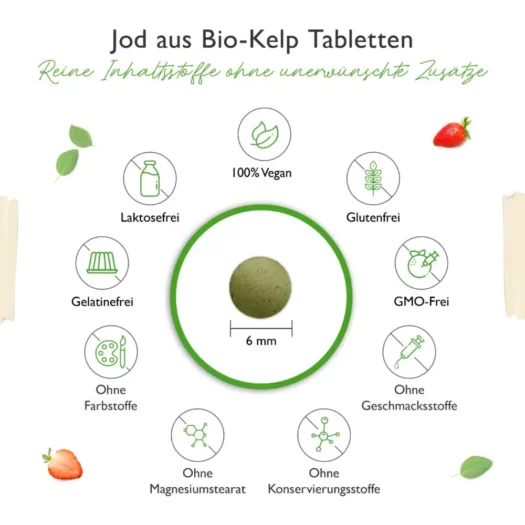 Vit4ever <br>Bio Kelp Extrakt (natürliches Jod) - 365 Tabletten - Image 3