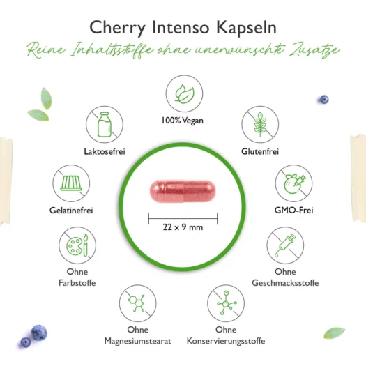 Vit4ever <br>Cherry Intenso Extrakt - 180 Kapseln - Image 4