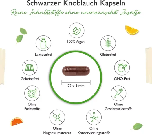 Vit4ever <br>Schwarzer Knoblauch - 180 Kapseln - Afbeelding 3