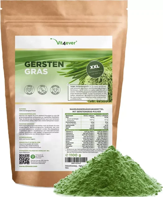 Vit4ever <br>Gerstengras - 1100 g