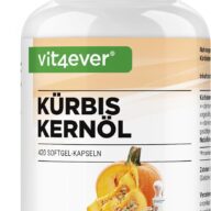 Vit4ever Huile de pépins de courge – 420 gélules – face avant