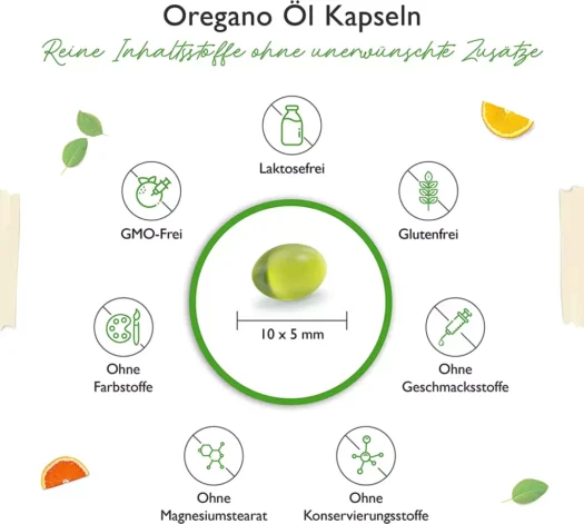 Vit4ever <br>Oregano Öl - 120 Kapseln - Image 3