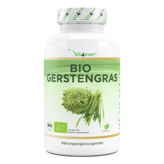 Vit4ever <br>Bio Gerstengras - 365 Kapseln