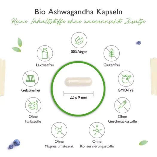 Vit4ever <br>Bio Ashwagandha - 365 Kapseln - Image 3