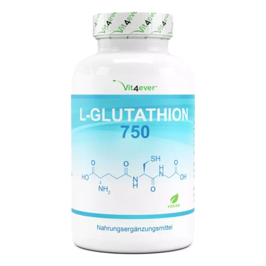 Vit4ever <br>L-Gluthathion - 60 Kapseln