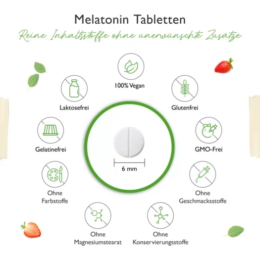 Vit4ever <br>Melatonin - 365 Tabletten - Image 3