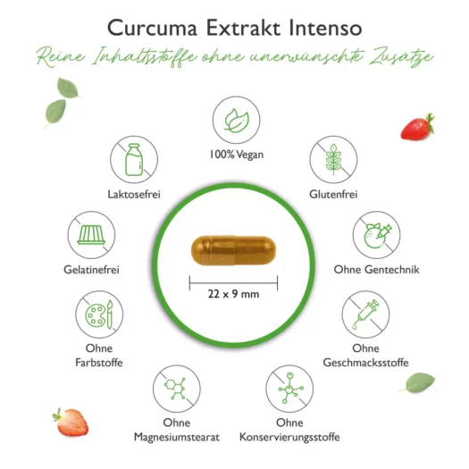 Vit4ever <br>Curcuma Extrakt Intenso - 180 Kapseln – Bild 3