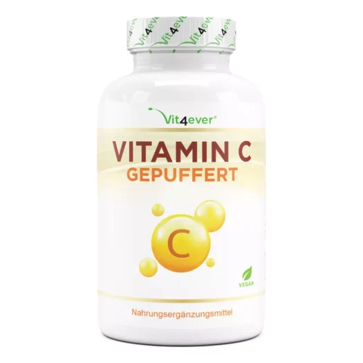 Vit4ever <br>Vitamin C gepuffert - 365 Kapseln