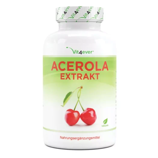 Vit4ever <br>Acerola Extrakt mit 25% Vitamin C- verschiedene Mengen