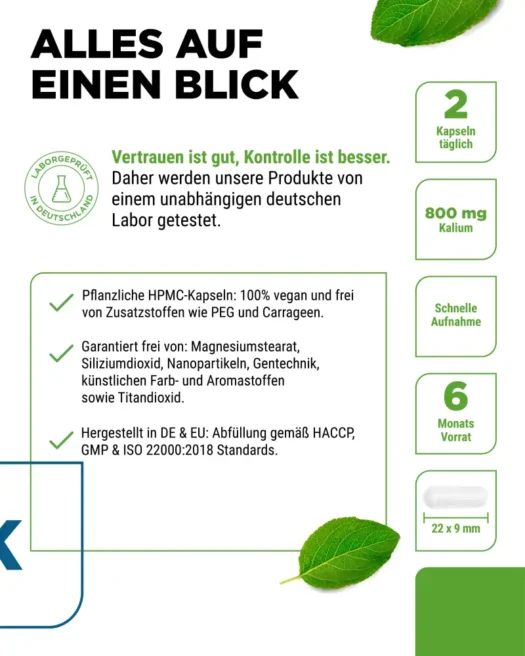 Vit4ever <br>Kalium - 365 Kapseln – Bild 5