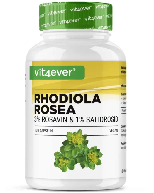 Vit4ever <br>Rhodiola Rosea - 120 Kapseln