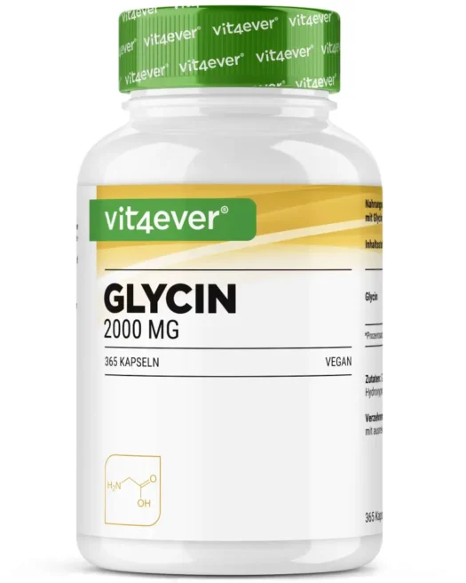 Vit4ever <br>Glycin - 365 Kapseln