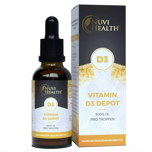 Nuvi Health <br>Vitamin D3 5000 I.E. Tropfen - 50 ml