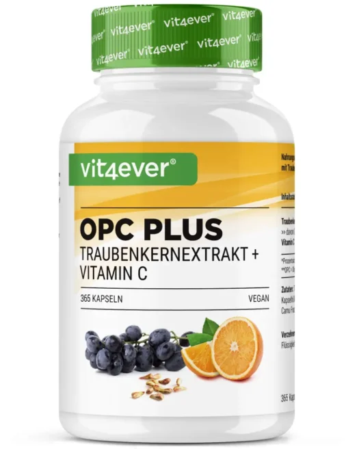 Vit4ever <br>OPC + Vitamin C - 365 Kapseln